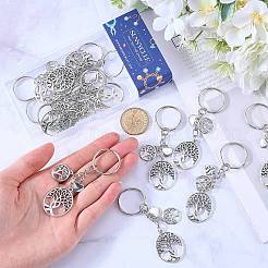 20шт брелок из сплава&nbsp;KEYC-SC0001-15A