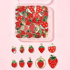 50шт 11 стиля подвески из сплава с эмалью&nbsp;ENAM-FS0003-20