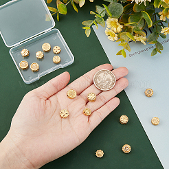 16 шт. 8-х стилевая стойка для гальванизации латунных бусин KK-CA0002-12