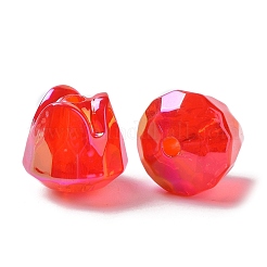 УФ-покрытие Радужные радужные прозрачные акриловые бусины MACR-D082-07