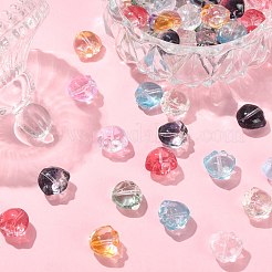100шт прозрачные бусины лэмпворк ручной работы&nbsp;LAMP-CJ0001-53
