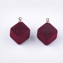 Флокированные акриловые подвески&nbsp;FIND-T046-30-05