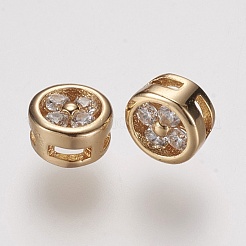 Латунные микро проложить класса AAA кубического циркония подвески ZIRC-G086-09G-NR