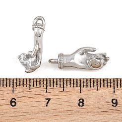 Colgantes de rhinestone de acero inoxidable 304&nbsp;RB-CBA02E8-08P