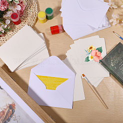 50 Stück rechteckige leere Papierkarte&nbsp;DIY-GL0006-33