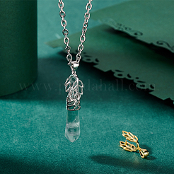 2 шт. 2 цвета 925 серебряных держателя для ледоруба STER-PH0001-93