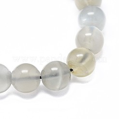 Натуральные серые бусины из лунного камня&nbsp;G-F632-24-03