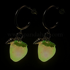 Boucles d'oreilles pendantes lumineuses en résine et alliage&nbsp;RE-CBAB555-01G-C