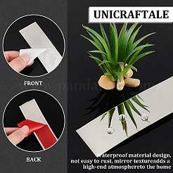 Самоклеящаяся гибкая молдинговая накладка из нержавеющей стали&nbsp;FIND-WH0290-42B-P