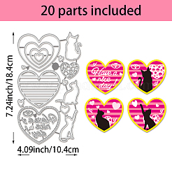 Углеродистая сталь разрезает трафареты DIY-WH0309-1722