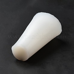 3dクリスマスツリーDIYキャンドルシリコンモールド  クリスマスツリーの香りのキャンドル作りに  ホワイト  6.2x10.8cm  内径：5.2x9.2のCM&nbsp;CAND-B002-02A