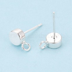 Messing Ohrstecker Zubehör&nbsp;KK-WH0065-09B-S