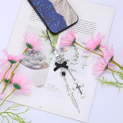 Наборы мобильных ремешков из сплава 4 шт. DIY-SZ0009-99