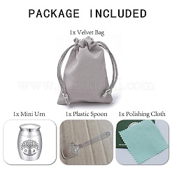 1 bolsa de embalaje de terciopelo.&nbsp;AJEW-CN0001-75C