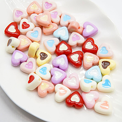 100 шт. Непрозрачные акриловые бусины&nbsp;OACR-PA0001-44