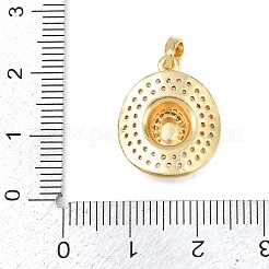 Латунные микро проложить кубического циркония подвески&nbsp;LS-KK-H525-06G