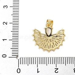 Латунные микро проложить кубического циркония подвески&nbsp;KK-P293-25A-G