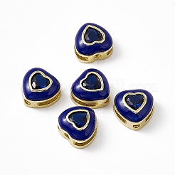 Стойки обшивки латунь кубического циркония бусы&nbsp;KK-C007-16G-03