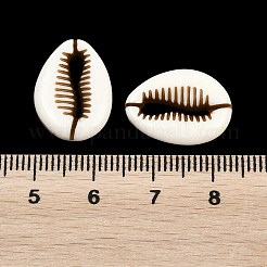 Perles acryliques opaques peintes à la bombe&nbsp;ACRP-F003-01A