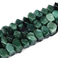 Бусины из натурального фуксита G-D091-A27