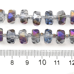 Прозрачные стеклянные бусины гальваническим пряди&nbsp;EGLA-P062-01A-HR02