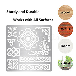 Трафареты для штампов из нержавеющей стали DIY-WH0238-103