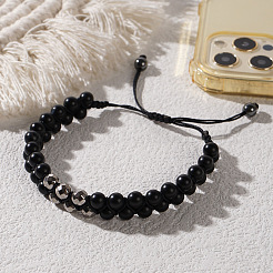 Стеклянные круглые бусины плетеные браслеты из бисера EU5964