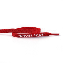 Lacet plat personnalisé en polyester&nbsp;AJEW-H116-A05