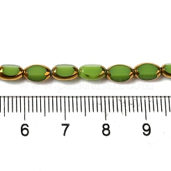 Стеклянные бусины с гальваническим покрытием &nbsp;X-EGLA-P061-02A-08