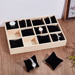 Vassoi organizer per orologi in legno con 12 slot&nbsp;AJEW-WH0471-143A