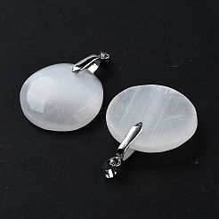 Подвески из натурального селенита&nbsp;G-M091-01D