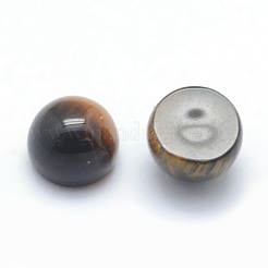 天然石タイガーアイカボション  半円  4x2~2.5mm&nbsp;G-P393-R12-4mm