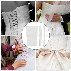 3 pz 3 set di abiti da sposa in raso con retro&nbsp;FIND-WH0027-02