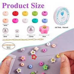 Наборы для изготовления эластичных браслетов своими руками&nbsp;DIY-SZ0004-38