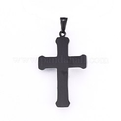 イースターテーマ 304 ステンレススチールペンダント  十字架クロス  ミックスカラー  38x25x7mm  穴：7x3.5mm&nbsp;STAS-H463-03
