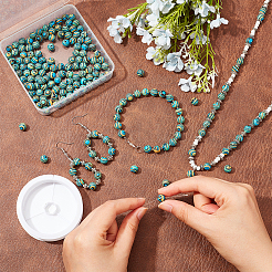 Синтетического малахита бисер нитей G-AR0002-62