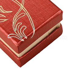 Прямоугольник форме картонные ожерелье коробки для подарков упаковки&nbsp;X-CBOX-A004-01