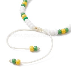 9 bracciale con ciondolo in lega smaltata a tema frutta&nbsp;BJEW-MZ00206-01