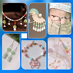 120 шт. волочильные станки прозрачные стеклянные круглые соединители подвески&nbsp;PALLOY-PHE00015