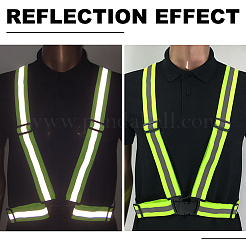 25 ярд светоотражающей полиэстеровой полосатой ленты&nbsp;DIY-WR0003-74B