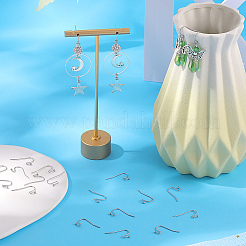 160 шт. крючки для сережек из хирургической нержавеющей стали 316 STAS-SC0005-37