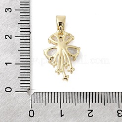 Латунные микро проложить кубического циркония подвески&nbsp;KK-C141-09G-06