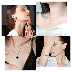 30 шт. 15 цвета подвески с драгоценными камнями&nbsp;G-SC0001-42