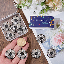 10 cabochon di strass in lega di palline sportive&nbsp;FIND-SC0023-42