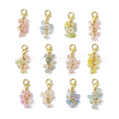 12шт. подвесные украшения из акриловых цветов&nbsp;HJEW-JM03087