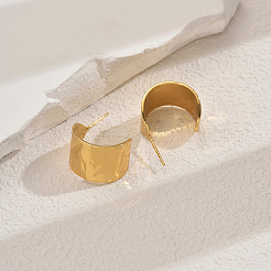 С-образные серьги-гвоздики из нержавеющей стали JF2048