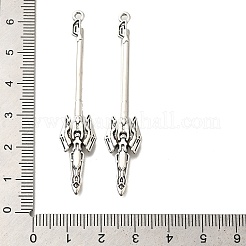 Gros pendentifs en alliage de style tibétain&nbsp;FIND-G078-33D-AS