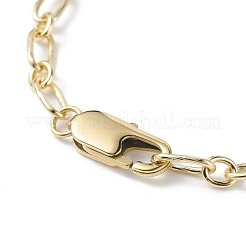 Bracelet chaîne à maillons en laiton pour homme femme&nbsp;BJEW-JB07253