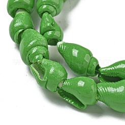 Нити натуральных спиральных бусин из ракушек BSHE-G039-08A