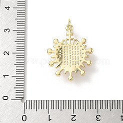 Подвески сердце латуни KK-D426-16E-G